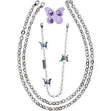 Ремешок-цепочка PYNANA Gauzy Dream с бабочками бирюзовый - 1