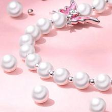 Ремешок-цепочка PYNANA Gauzy Dream с бабочками розовый - 3