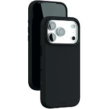 Чехол-накладка VLP Aster Pro для iPhone 17 Pro, силикон, черный - 2