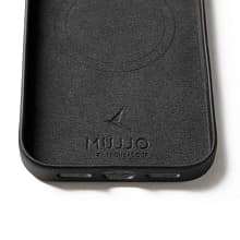 Чехол-накладка Mujjo Leather для iPhone 17 Pro Max, кожа, черный - 3
