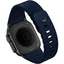 Ремешок Uniq FLUO для Apple Watch 40mm/41mm/42mm/44mm/45mm/46mm/49mm, силикон, синий - 0