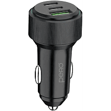 Зарядное устройство автомобильное PERO AC07, 66Вт, черный - 1