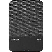 Внешний аккумулятор Native Union Classic Magnetic Qi2 5000 мАч, черный - 0