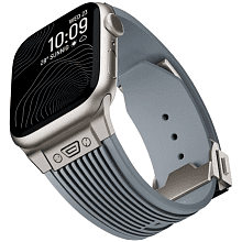 Ремешок Monocozzi ESSENTIALS для Apple Watch 45mm/46mm/49mm, силикон, серый - 1