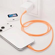 Кабель VLP LITE Color Line USB-C / USB-C, 60Вт 1м, оранжевый - 2