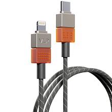 Кабель VLP NEO USB-C / Lightning, 27Вт 1,5м, серый - 0