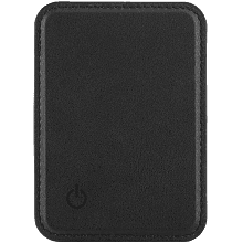 Кардхолдер uBear Split Find My MagSafe, экокожа, черный - 1