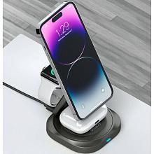 Зарядное устройство беспроводное Deppa Fold Power QI2.2, 15Вт, серый - 1