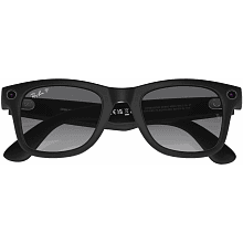 Умные очки Ray-Ban Wayfarer Matte Black Gradient Graphite L, черный - 2