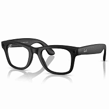 Умные очки Ray-Ban Wayfarer Matte Black Graphite Green Transitions M, черный - 1
