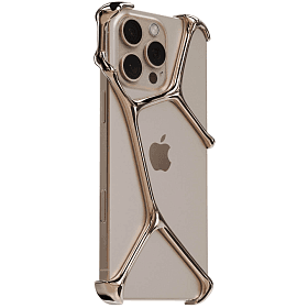 Чехол-накладка YNOT Shell для iPhone 16 Pro Max, нитрид титана - керамическое покрытие, золотой - 1