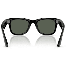 Умные очки Ray-Ban Wayfarer Shiny Black G15 Green M, черный - 3