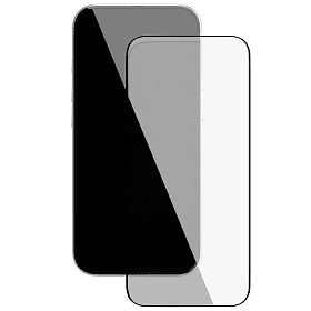 Защитное стекло VLP Easy Box 2.5D для iPhone 18 Pro/17 Pro/16 Pro, , черная рамка - 0