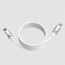 Кабель VLP Force Line Magnet USB-C / USB-C, 100Вт 1,5м, белый - 1
