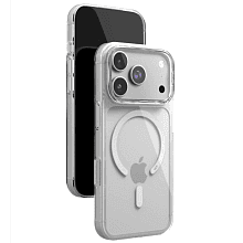 Чехол-накладка VLP Diamond Case для iPhone 18 Pro, поликарбонат/полиуретан, прозрачный - 3