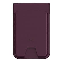 Кардхолдер Magssory Geotag Magnetic Find My Flip Wallet MagSafe, экокожа, бургунди - 0
