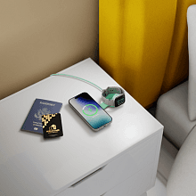 Зарядное устройство беспроводное Twelve South ButterFly SE 2 в 1, 25Вт, мятный - 3